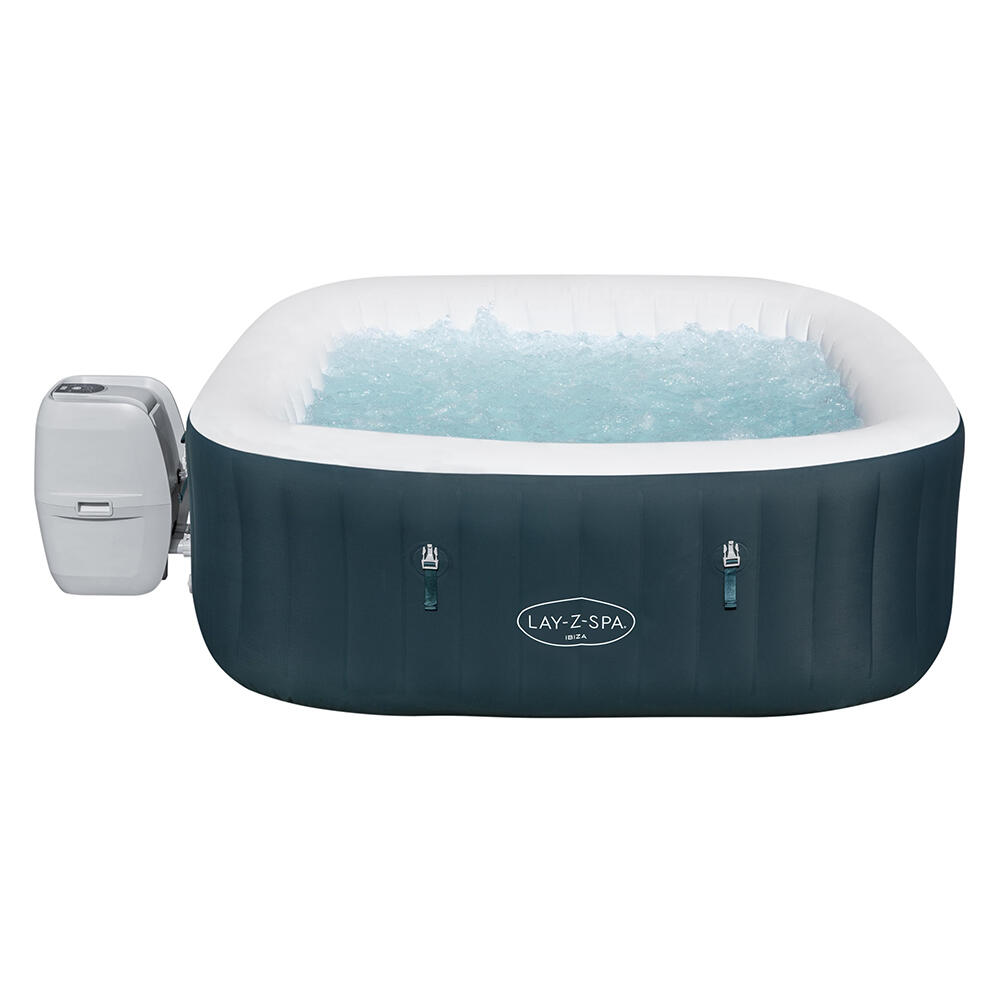 Lay-Z-Spa Ibiza, aufblasbarer, energieeffizienter AirJetWhirlpool 180 x 180 x 66 1/7