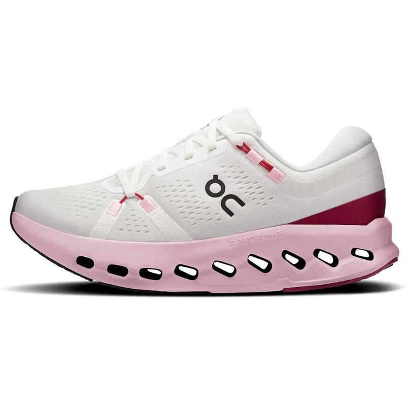 Pantofi de alergare pentru femei On Cloudsurfer 2 ivoriu/bujor