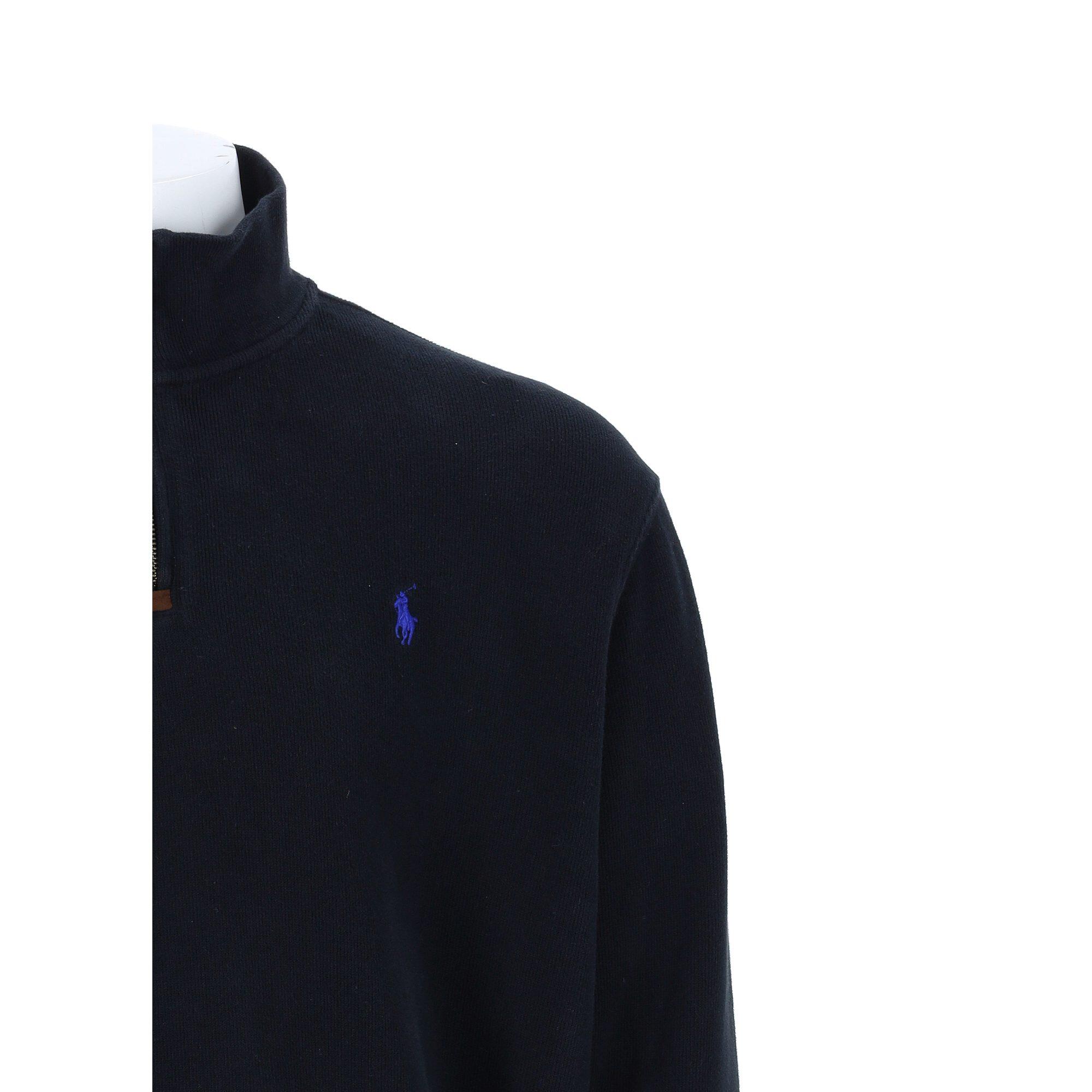 Men's Black Fisherman Collar Sweater RALPH LAUREN | Decathlon