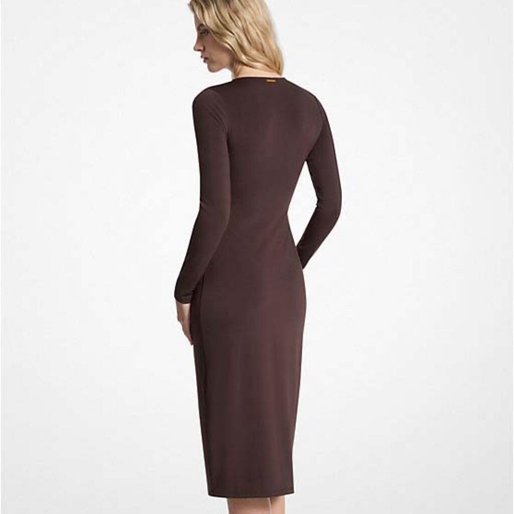 Vestidos Mujer Michael Kors Zip Ls Cf Ruch Midi Drs 2/5