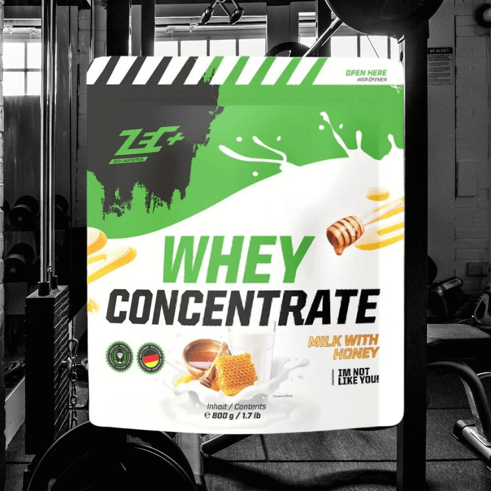 Zec+ Whey Concentrate (800g) Milk with Honey - Protéines 2/3