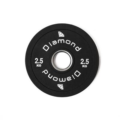 Diamond【Disco Olimpico Multipresa Professionale TPU 4 Maniglie】Pesi Gommati