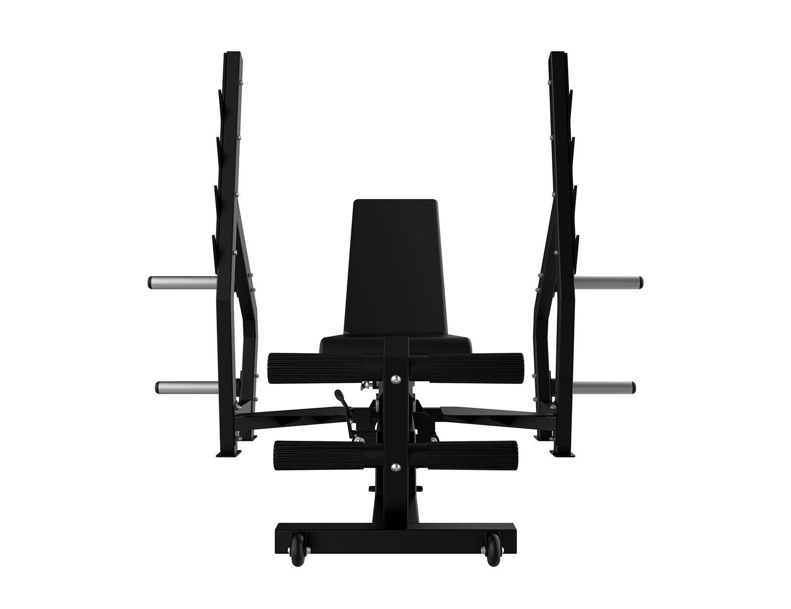 Professionele verstelbare Olympische bank Fitness Tech 2/5