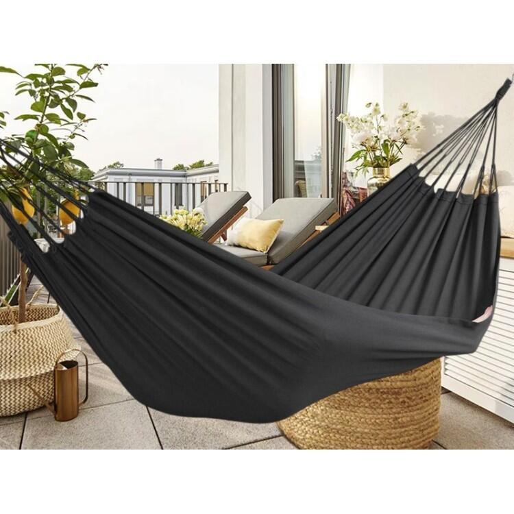 Tropical Hamac - Cama de rede lisa L Cloud Black 2/5