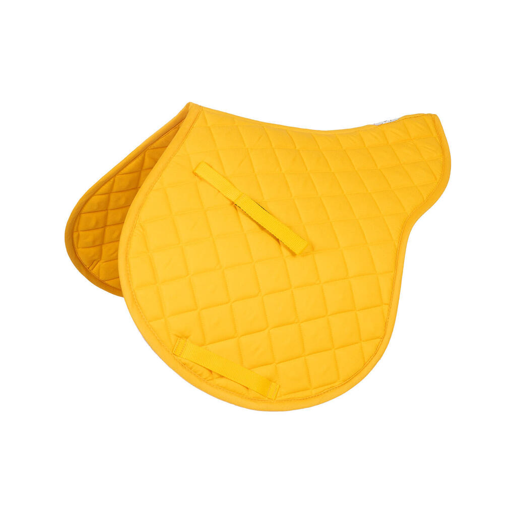 Shaped cotton saddle pad derby