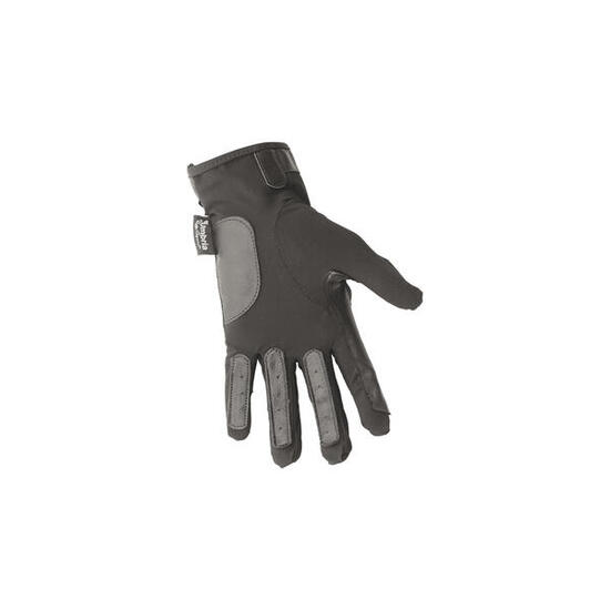 Gants en élasthanne avec renforts en cuir