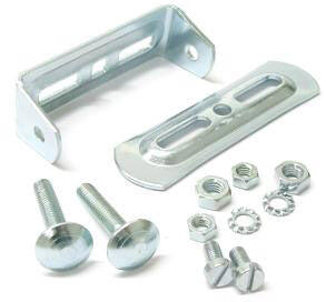 Steco telaio universale per portapacchi acciaio argento 70 mm