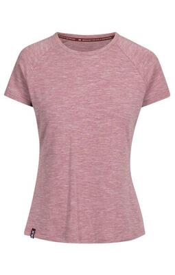 Dlx katie - dames dlx t-shirt licht moerbei gemêleerd