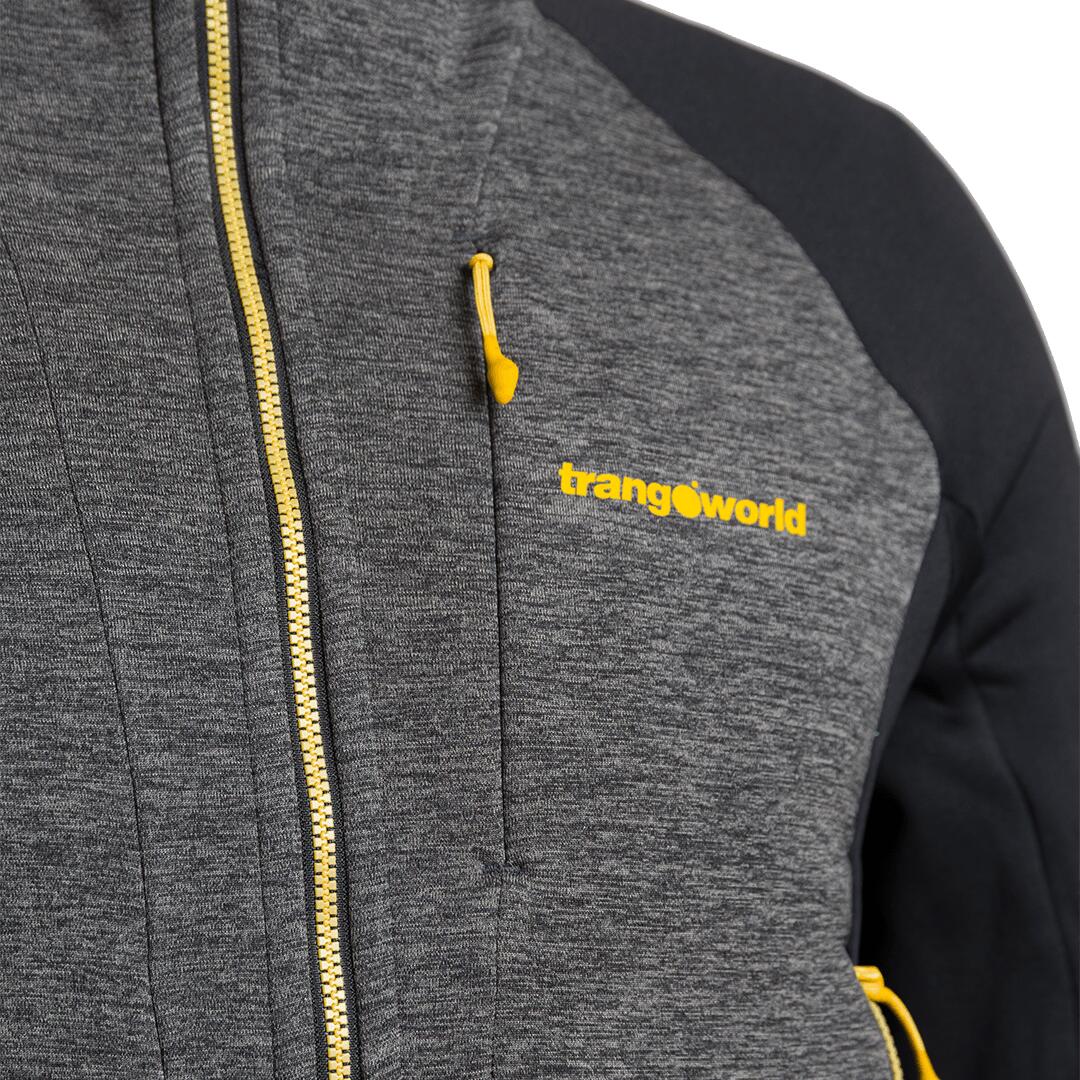 Forro polar para Hombre Trangoworld Cervin Negro/Gris 2/3