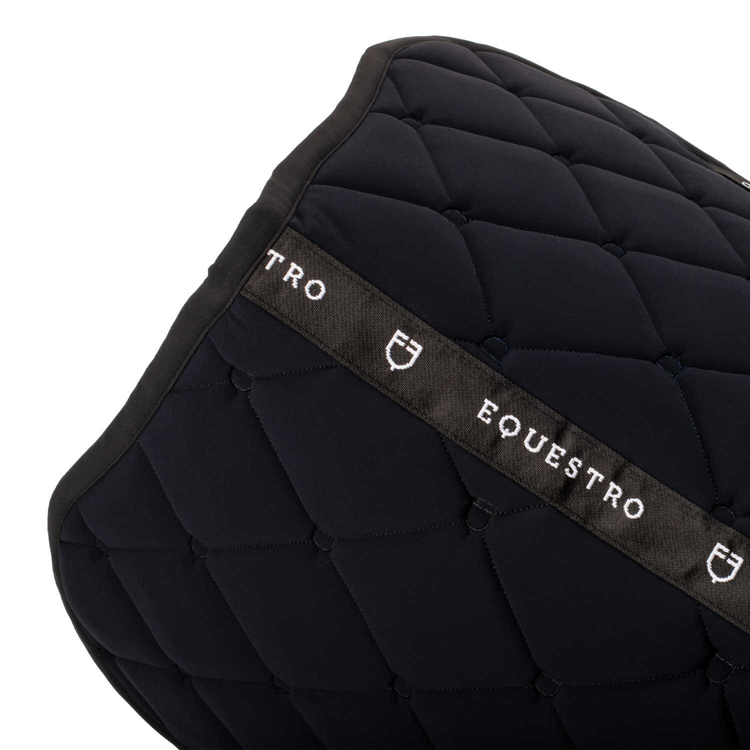 Tapis de selle de saut multilogo en tissu technique 3/5