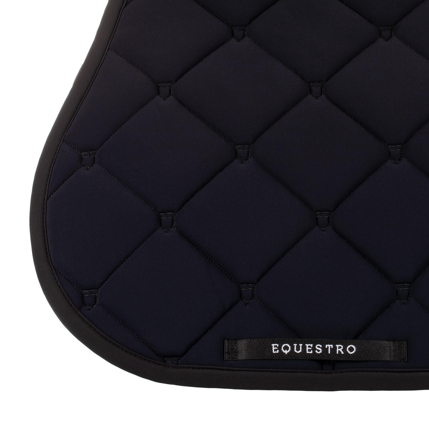 Tapis de selle de saut multilogo en tissu technique 4/5