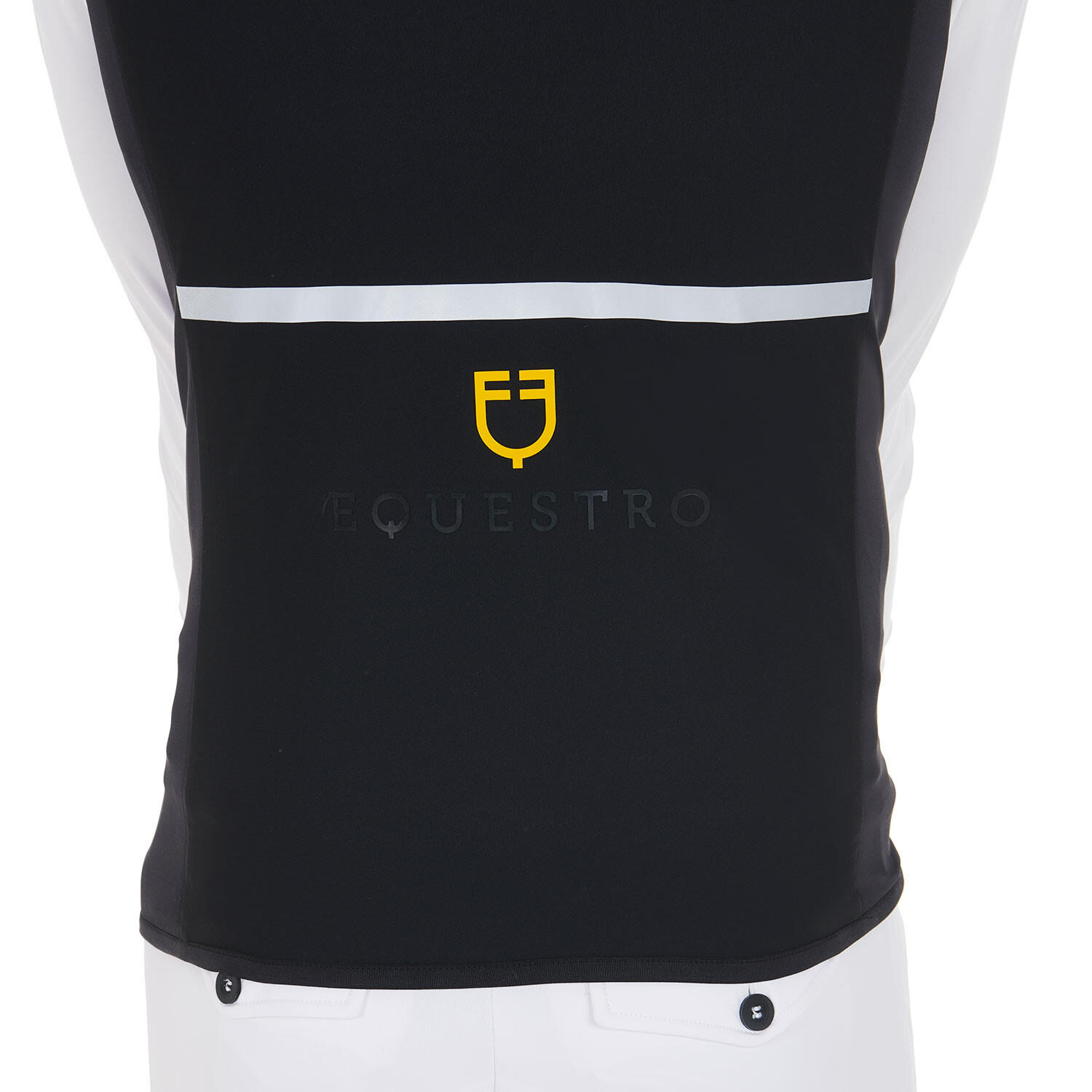 Gilet homme slim fit en tissu technique 3/4
