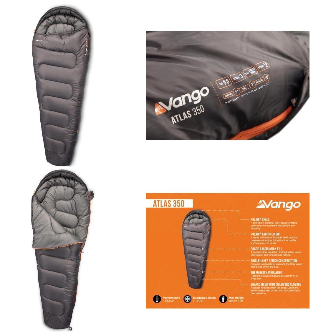 Śpiwór Vango Atlas 350 2/6