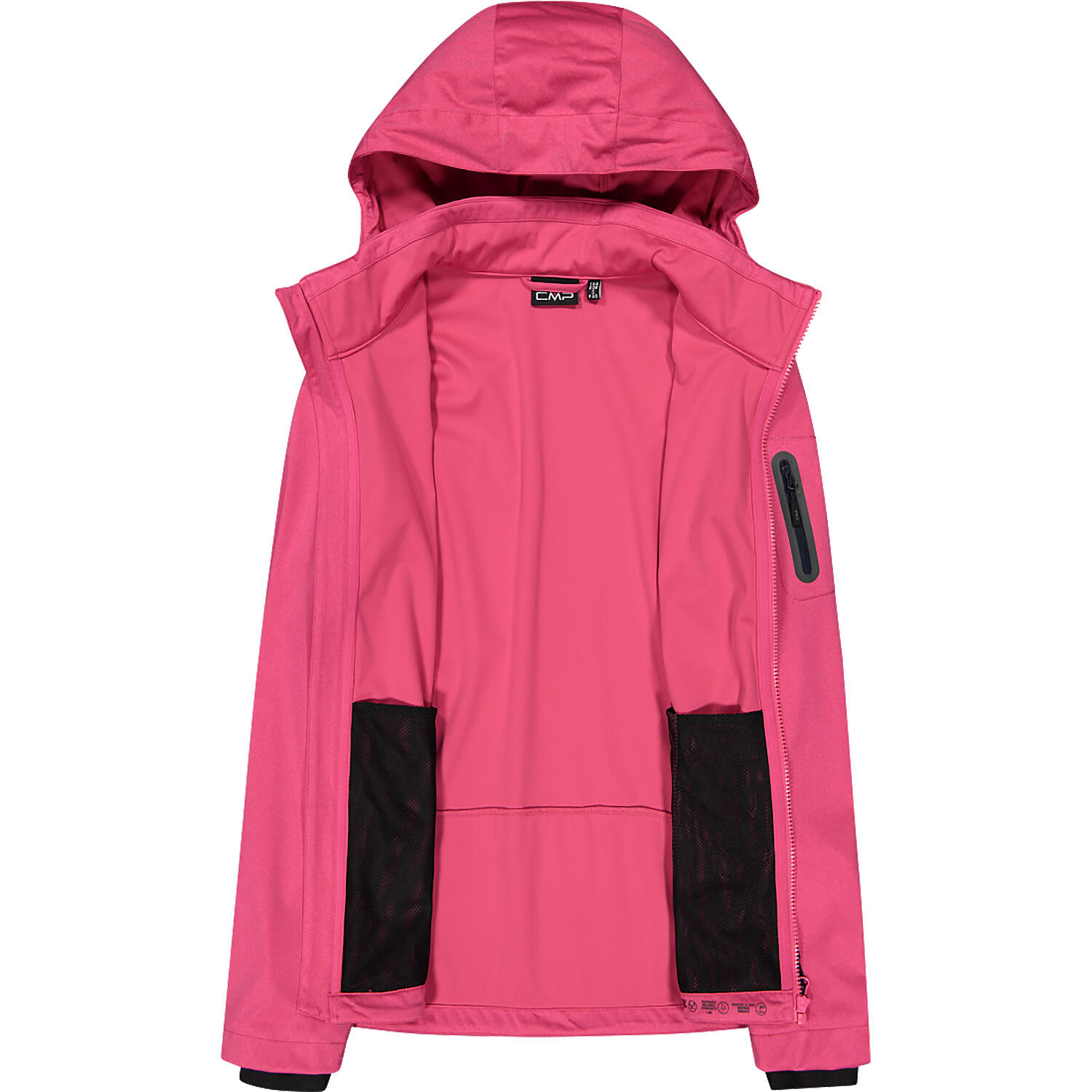 Damen Funktionsjacke Woman Jacket Zip Hood 4/5