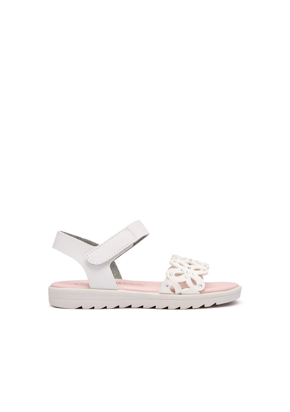 Sandalias Conguitos Mariposa Blancas 1/4