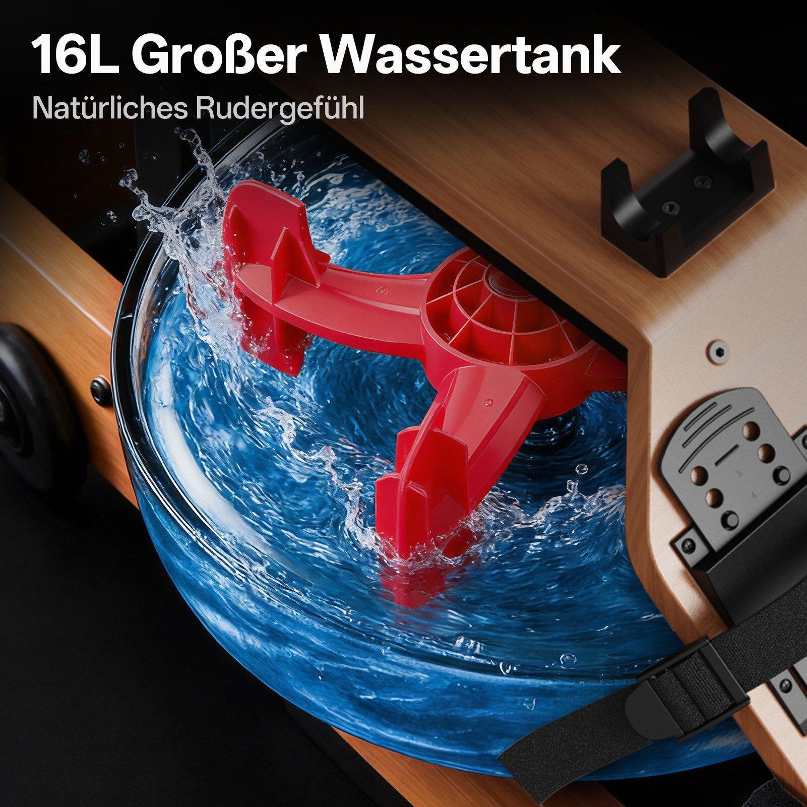 Opvouwbare waterroeimachine MR260, draagvermogen 120 kg, Bluetooth en app 2/7