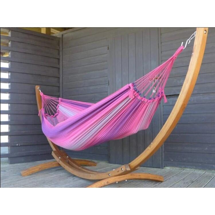 Tropical Hamac - Soporte de hamaca Latino Relax L 3 rosas 3/5