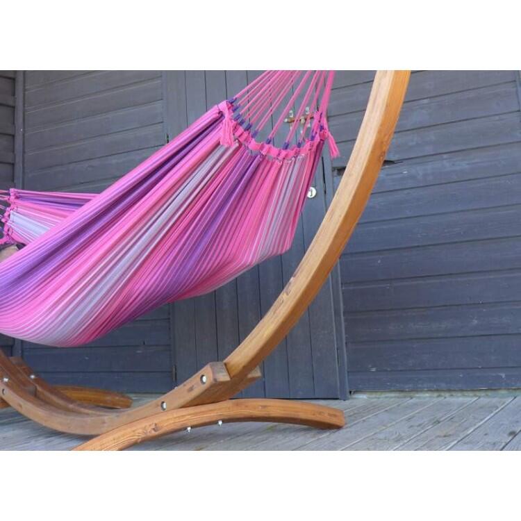 Tropical Hamac - Soporte de hamaca Latino Relax L 3 rosas 5/5