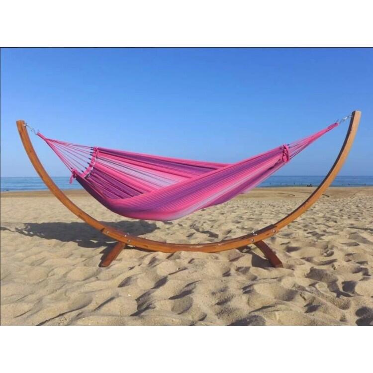Tropical Hamac - Soporte de hamaca Latino Relax L 3 rosas 4/5
