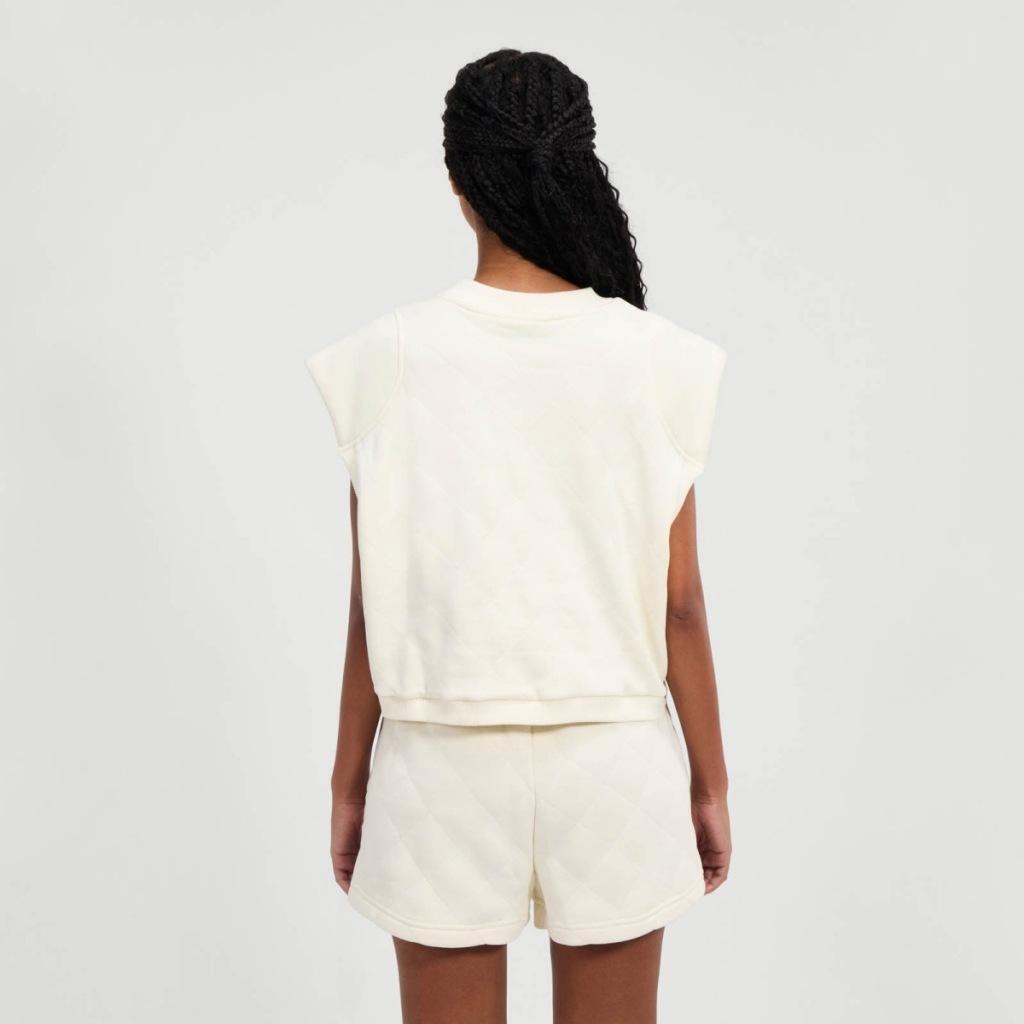 Sweatshirt Ellesse Model Vale Top Kleur Wit 3/5