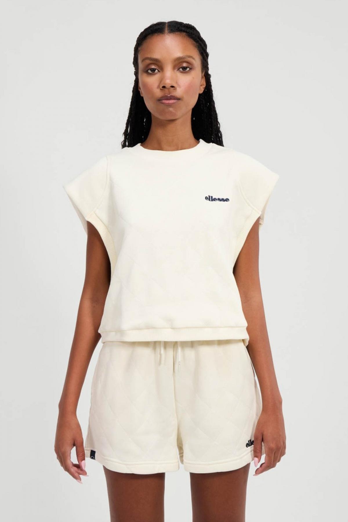 Sweatshirt Ellesse Model Vale Top Kleur Wit 5/5