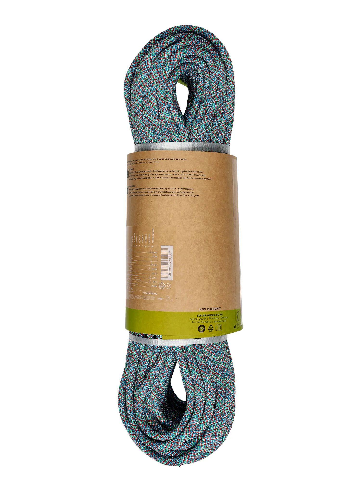 Lina wspinaczkowa Edelrid Parrot 2R 9,6 mm 70 m - assorted colours 3/5