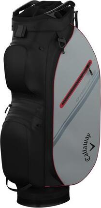 Sac de golf Callaway Chase Dry 14 pour chariot, noir/gris/rouge