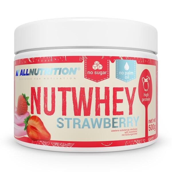 Pâte à tartiner hyperprotéinée NUTWHEY STRAWBERRY 500g