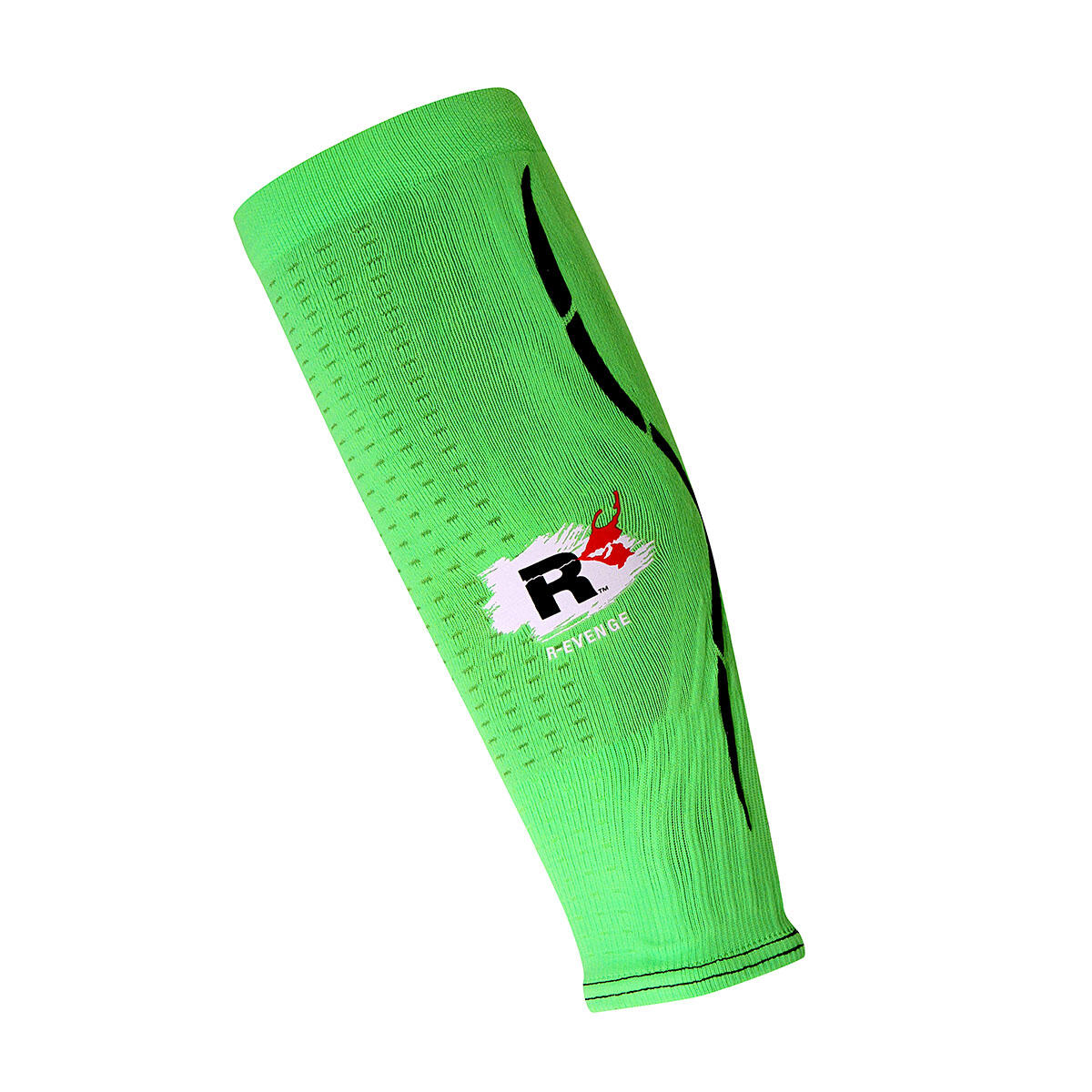 R-EVENGE Calf pantorrillas adultos compresión kinesio Running fútbol baloncesto verde