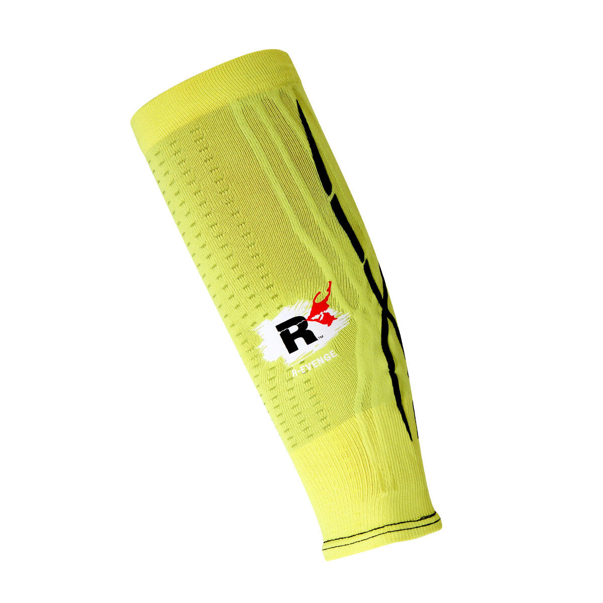 R-EVENGE Calf pantorrillas adultos compresión kinesio Running fútbol baloncesto amarillo