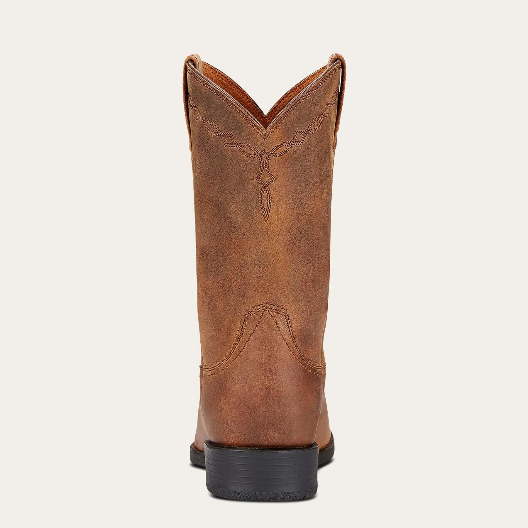 Bottes western en cuir Ariat Heritage Roper 3/5