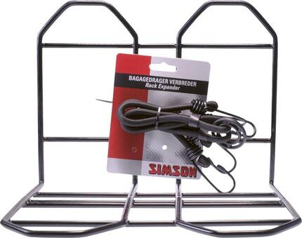 Élargisseur de porte-bagages noir - À l'arrière