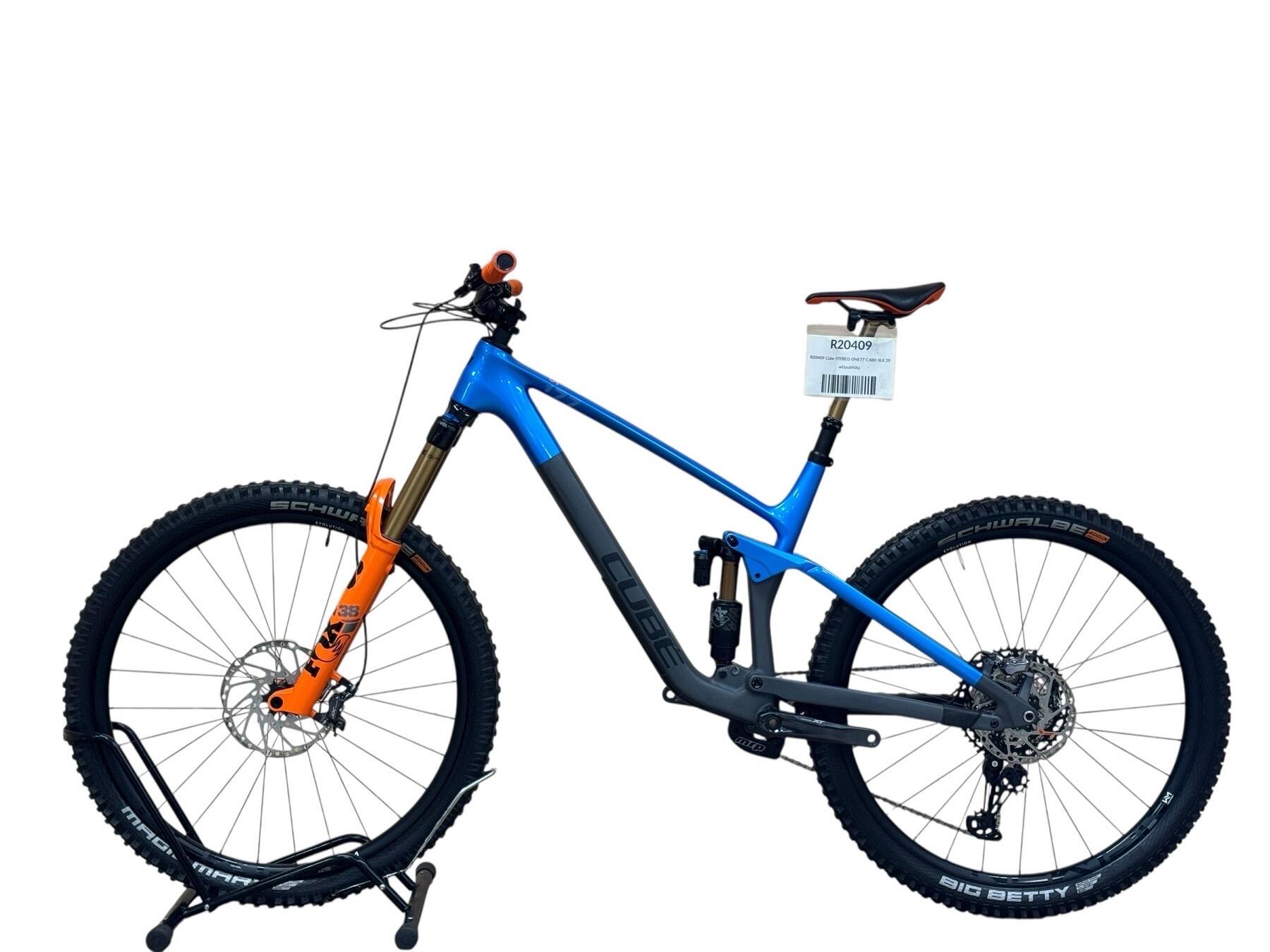 Refurbished - mountainbike Cube Stereo One77 C:68X SLX XT - Wie neu 2/7