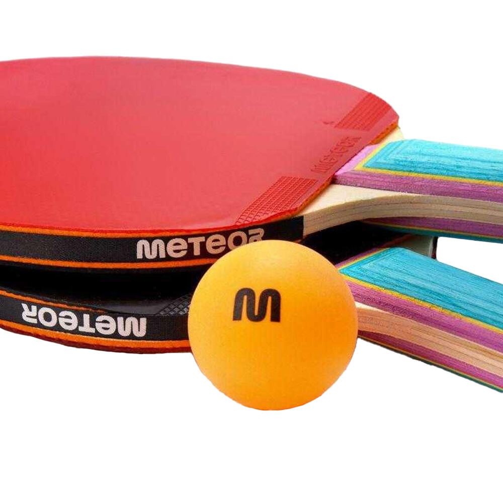 Mazza Da Ping Pong Misura Confezione 2 Meteor Zephyr Rosso Taglia Unica 3/4