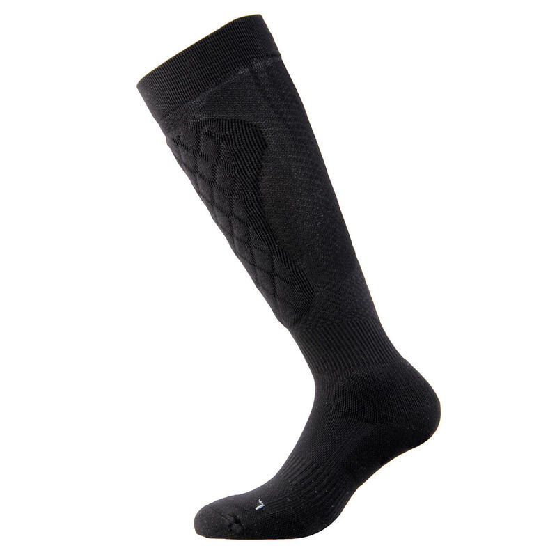 Chaussettes Crossfit adulte protège-tibias silicone éponge Kinesiotaping noir