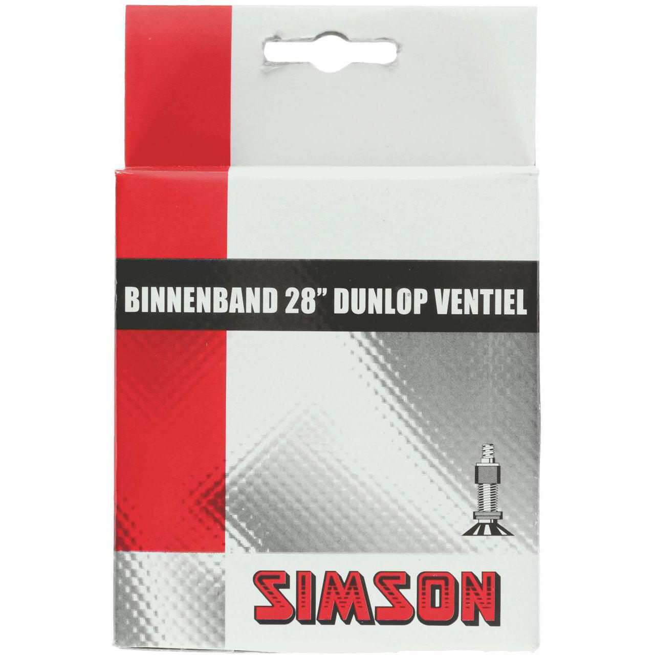 Dętka Simson 28 x 1 5/8 x 1 3/8 - 32/37-622 - Zawór Dunlop 45 mm