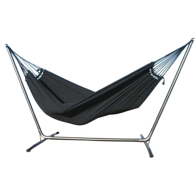 Tropical Hamac - Cama de rede com suporte INKA L com Cloud Black 1/5