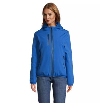 Softshell parka voor dames sol's falcon padded