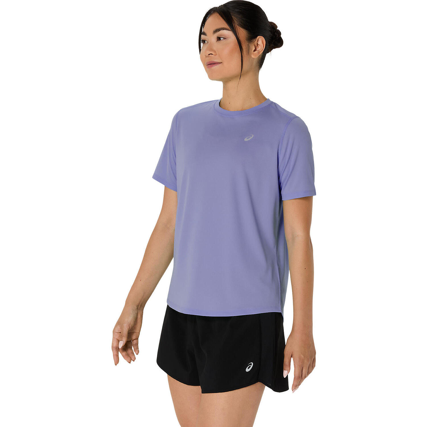 Camiseta para Mulher Asics 2012d170 Azul 3/4