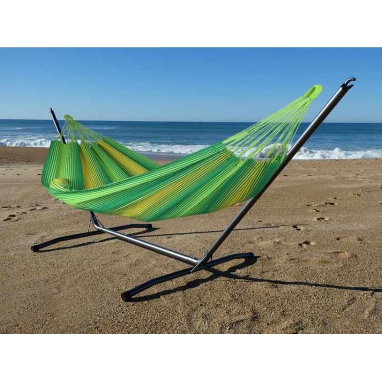 Tropical Hamac - Hamac avec support  INKA L - Soleil vert 2/5