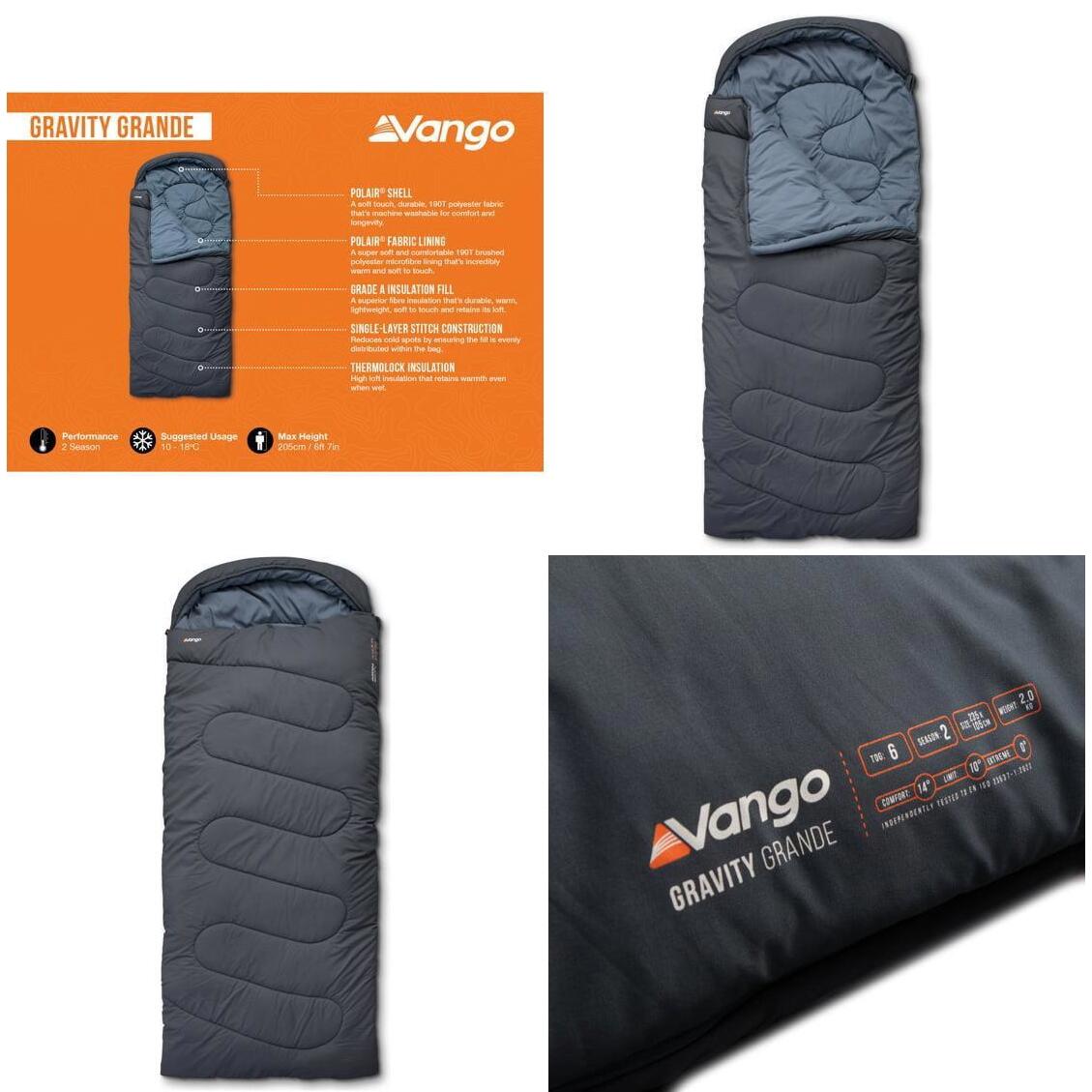 Śpiwór jednoosobowy Vango Gravity Grande 2/5