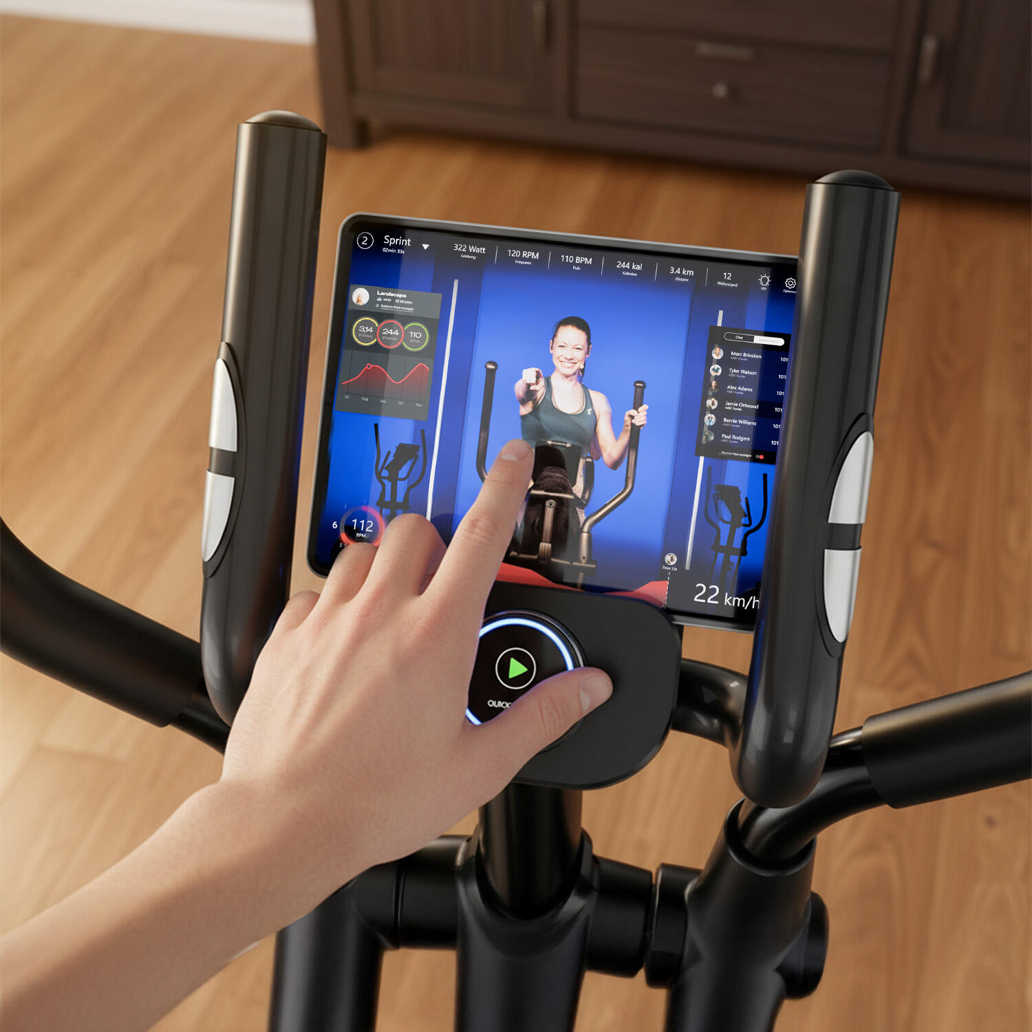 Sportstech Crosstrainer CX625 | 32 Niveaux de resistance | Écran LCD 3/8