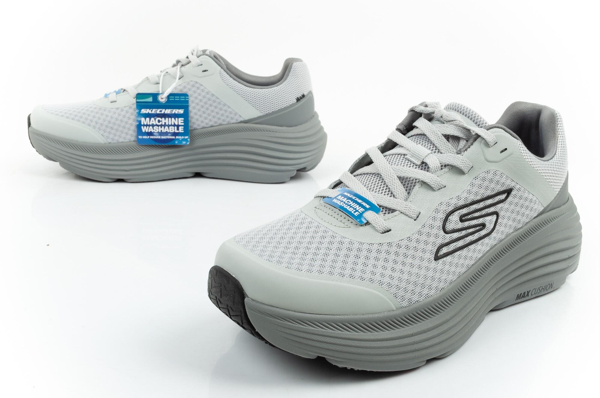 Sapatilhas Skechers Homem Max Cushioning Endeavour em Cinzento 5/7