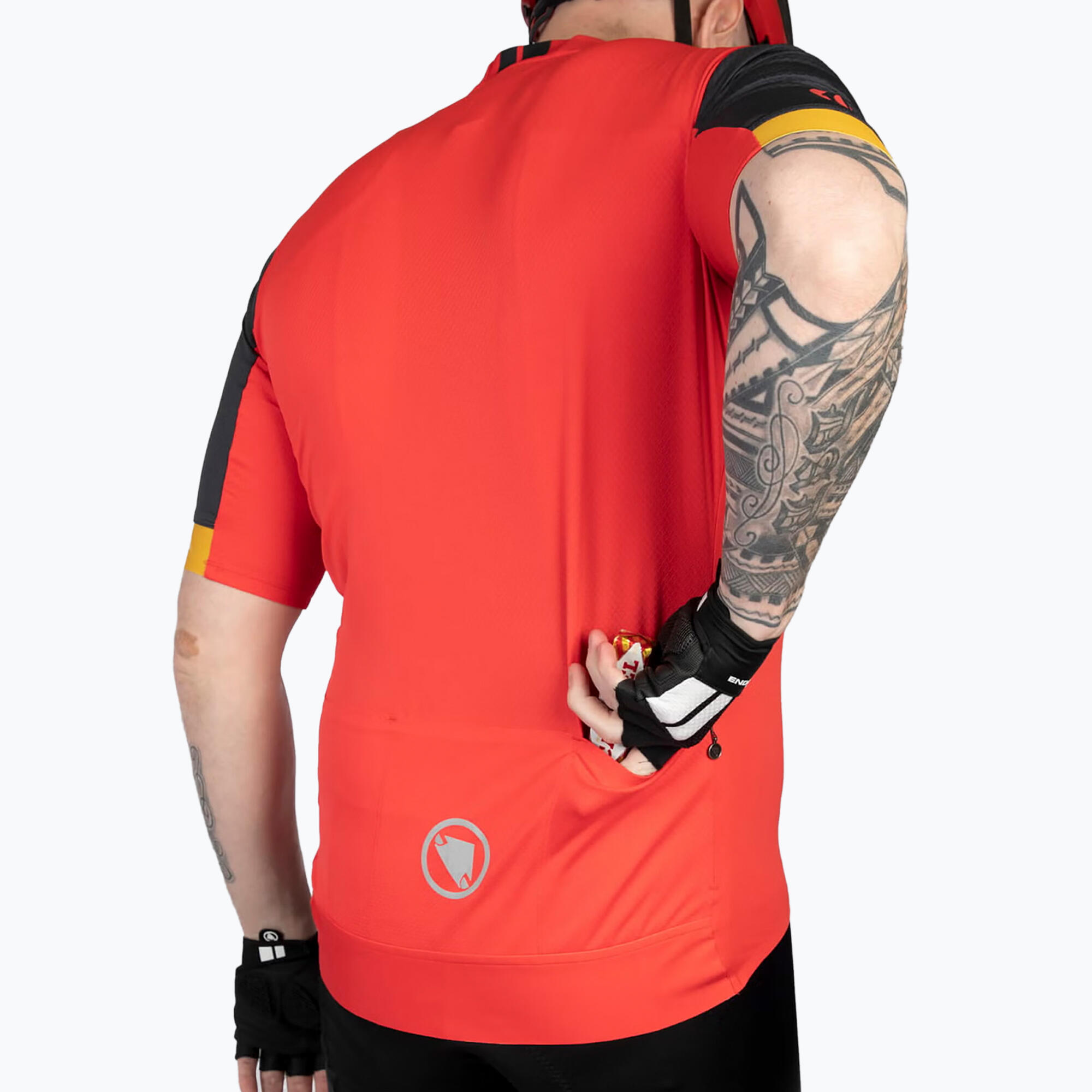 Maillot de manga corta Endura FS260 Grenade Rojo 7/7
