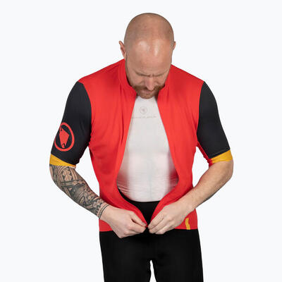 Endura fs260 grenade short sleeve jersey rood