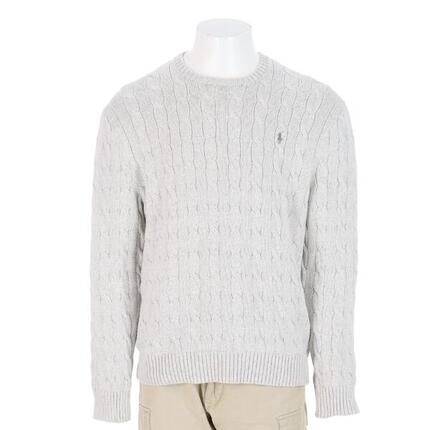 Reconditionné - Pull Homme Cable Knit Gris - Excellent