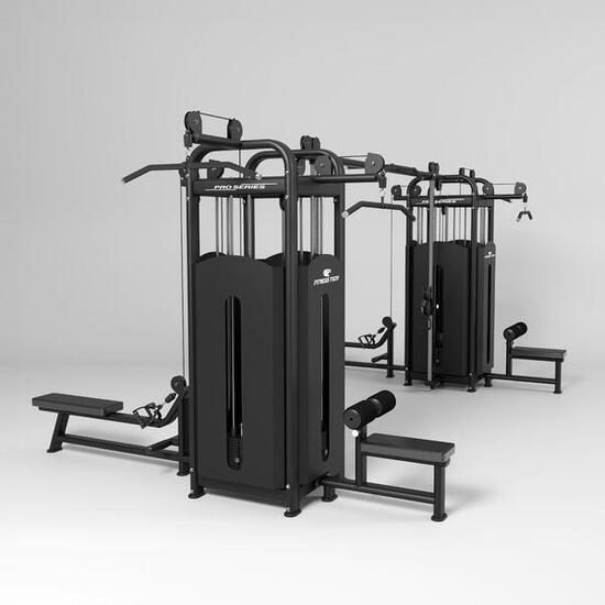 Multistation 8 postes Compact Series | Station de musculation professionnelle