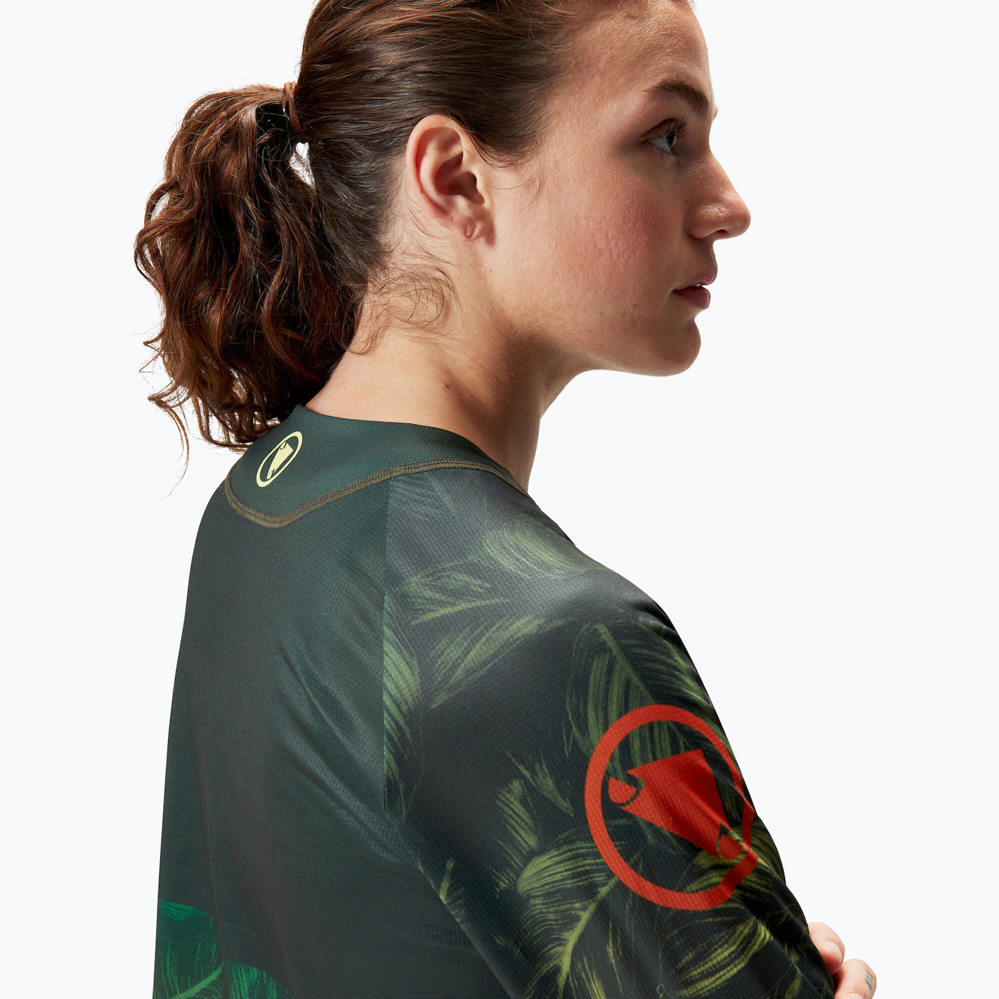 Endura Damen Langarmtrikot Tropical LTD Grün 6/7