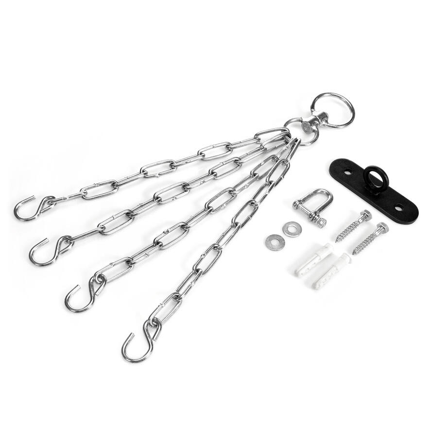 Worek bokserski treningowy Yakimasport wypełniony- 150 cm + elementy montażowe 3/5