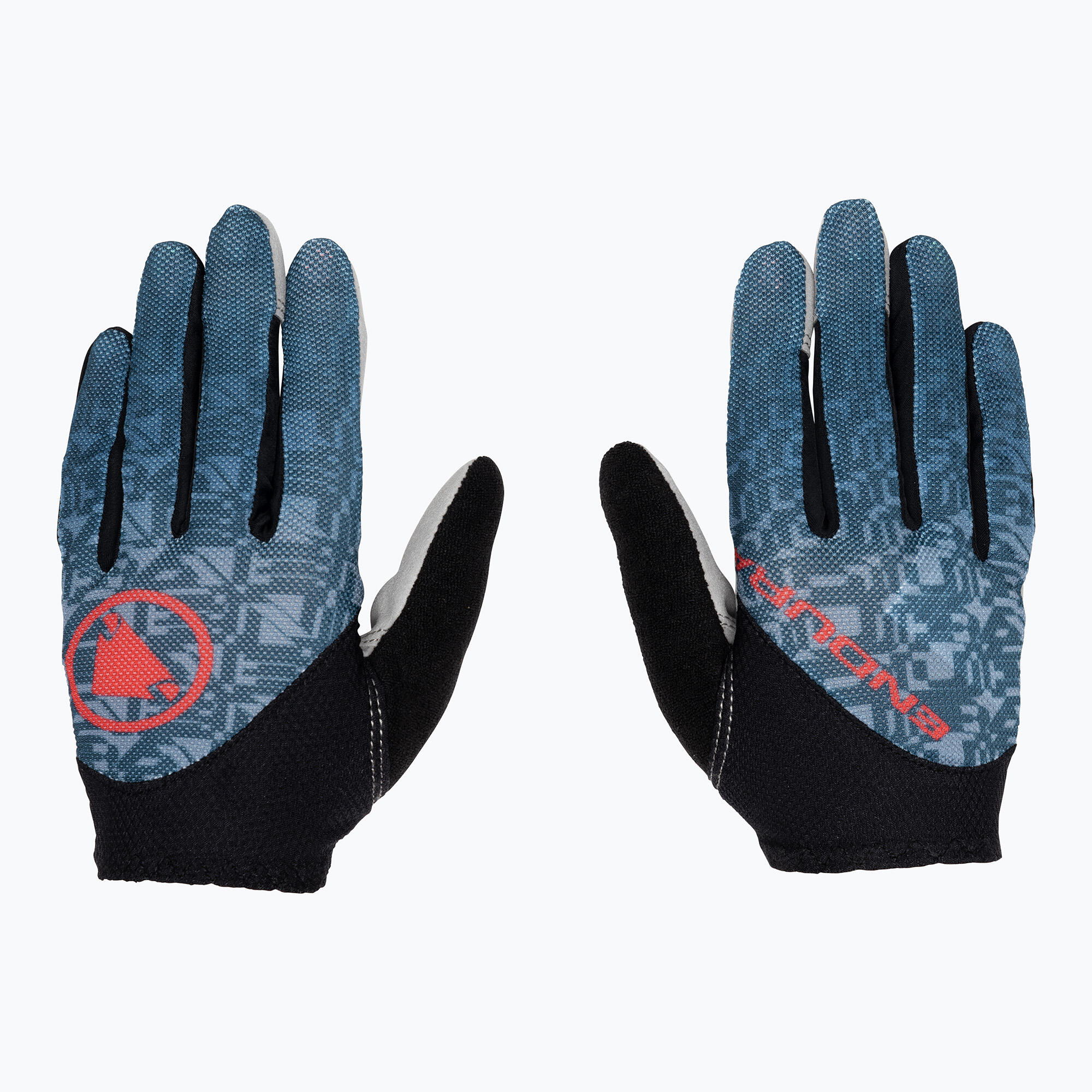 Gants Longs Endura Hummvee Lite Icon Femme Myrtille Bleu 3/7